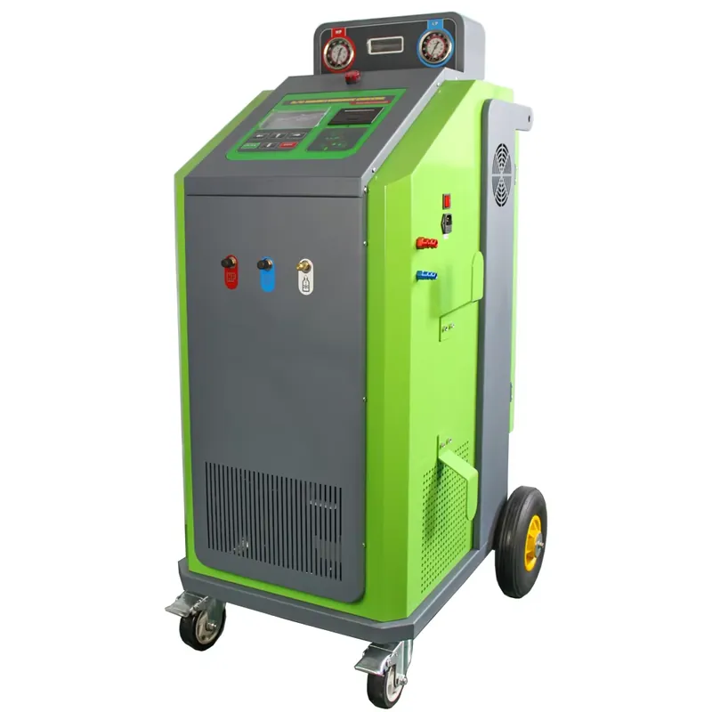 자동 R1234yf 냉매 회수 및 충전기 (에어컨 시스 - Coolant Flush Machine 리뷰 및 가격