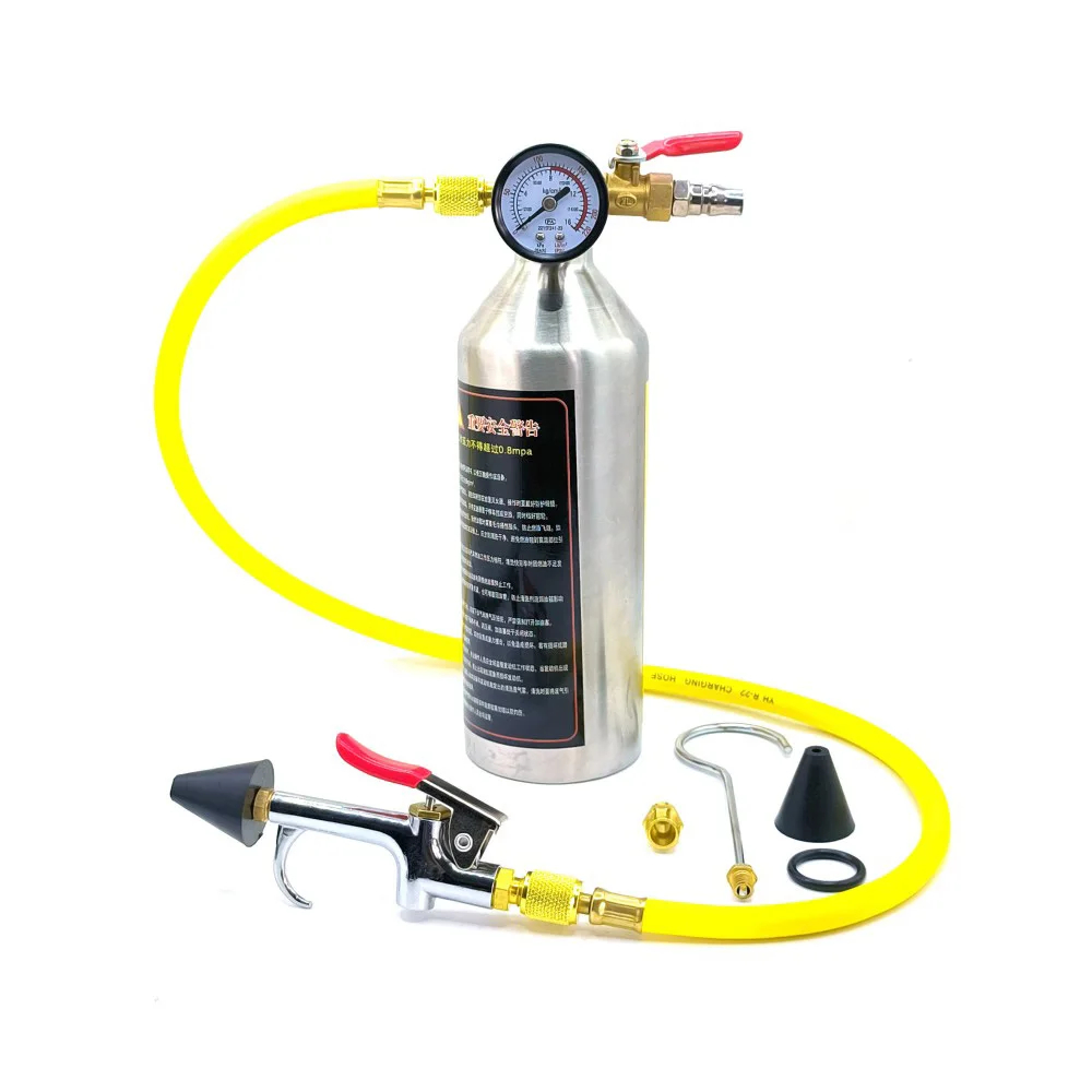 에어컨 시스템 플러시 캔니스터 건 키트 R134 R12 - Coolant Flush Machine 리뷰 및 가격