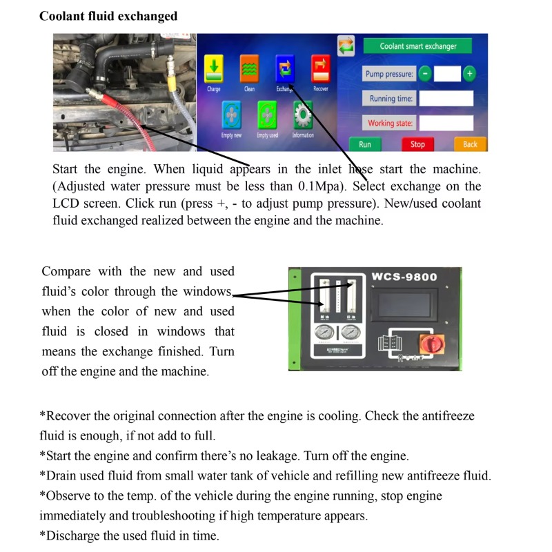 WCS9800 자동 라디에이터 냉각수 플러싱 머신 엔진 - Coolant Flush Machine 리뷰 및 가격