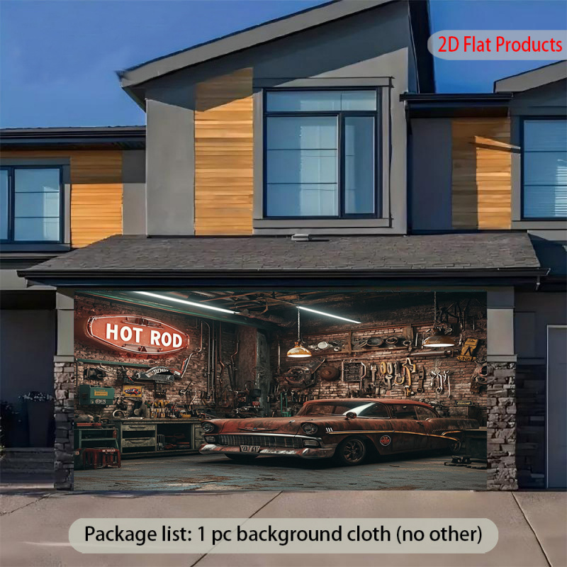 1빈티지 자동차 차고 배너 배경 - 빈티지1950199 - Auto Repair Shop Background 리뷰 및 가격